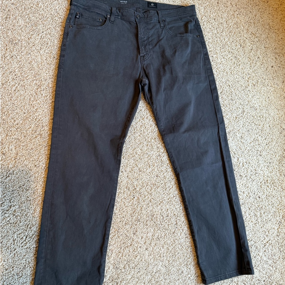 AG Adriano Goldschmied Men's Black Slim Jeans